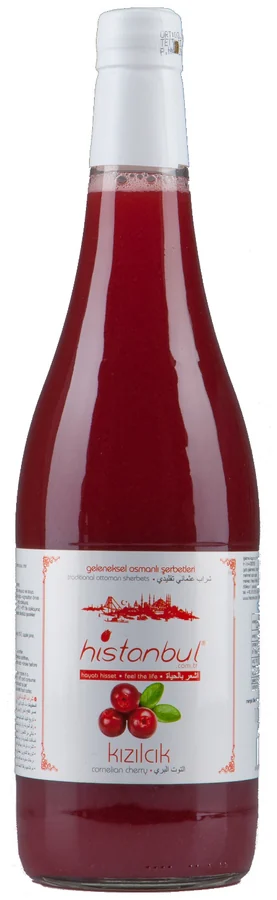histanbul cornelian cherry sherbet, 1 l glass bottle