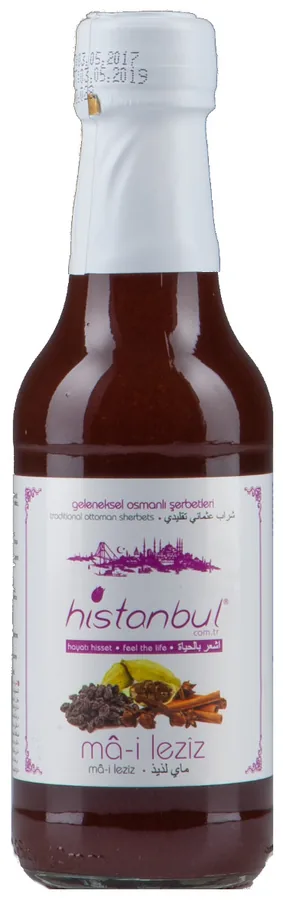 histanbul mâ-i lezîz sherbet, 250 ml glass bottle