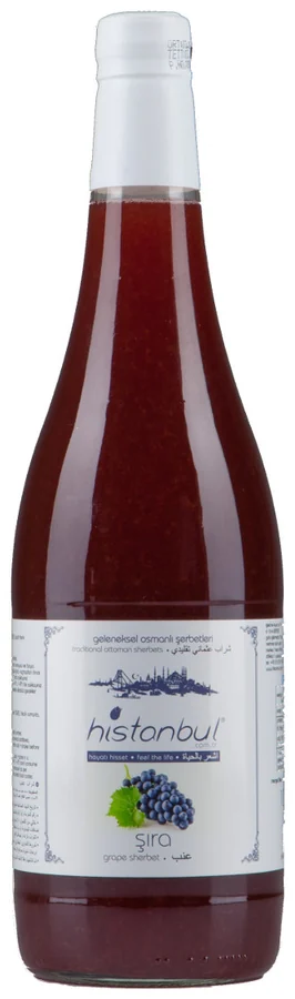 histanbul grape sherbet (şıra) sherbet, 1 l glass bottle