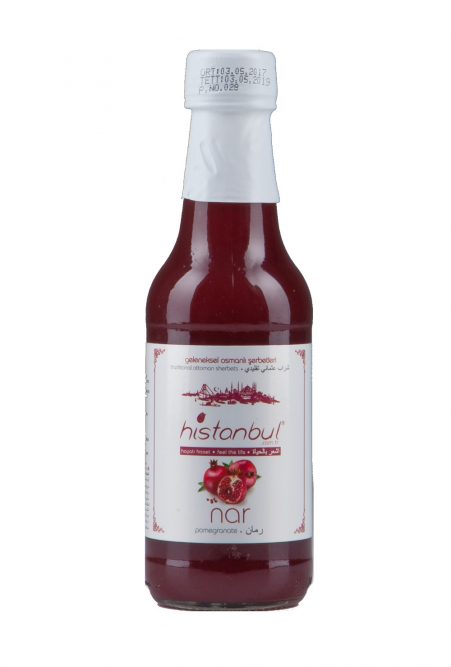 histanbul pomegranate sherbet 250 ml. bottle